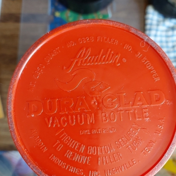 Vintage* Aladdin Dura Clad 1 Qt Vacuum Bottle/Thermos - Picture 3 of 7